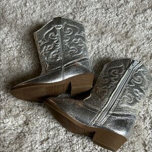 Tucker + Tate Silver Kids Boots